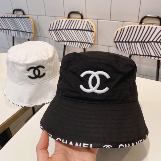 Classic Brand Logo Print Bucket Hat - Outdoor Foldable Sun Hat for Beach & Sun Protection