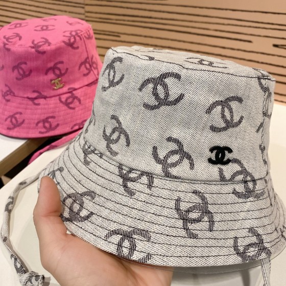 Classic Brand Logo Print Bucket Hat - Outdoor Foldable Sun Hat for Beach & Sun Protection