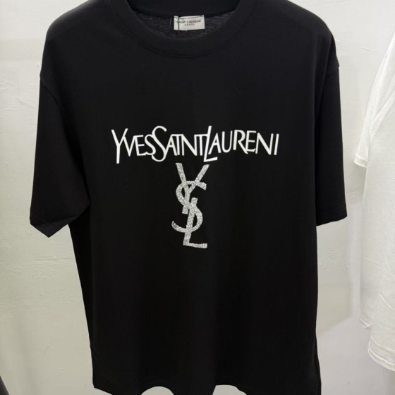 New arrivals in 2025! Summer clothes with round necks. Available in two colors, suitable for both men and women.